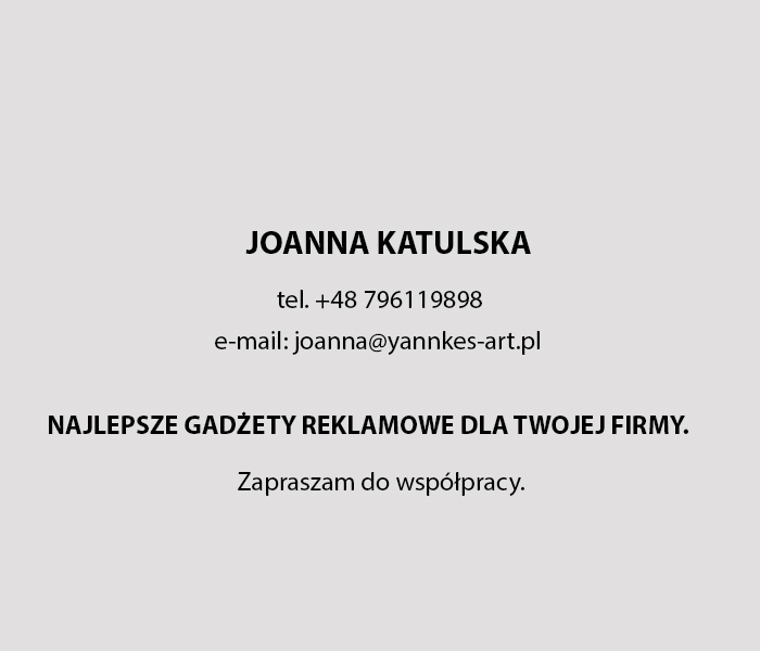 joanna katulska gadÅ¼ety reklamowe